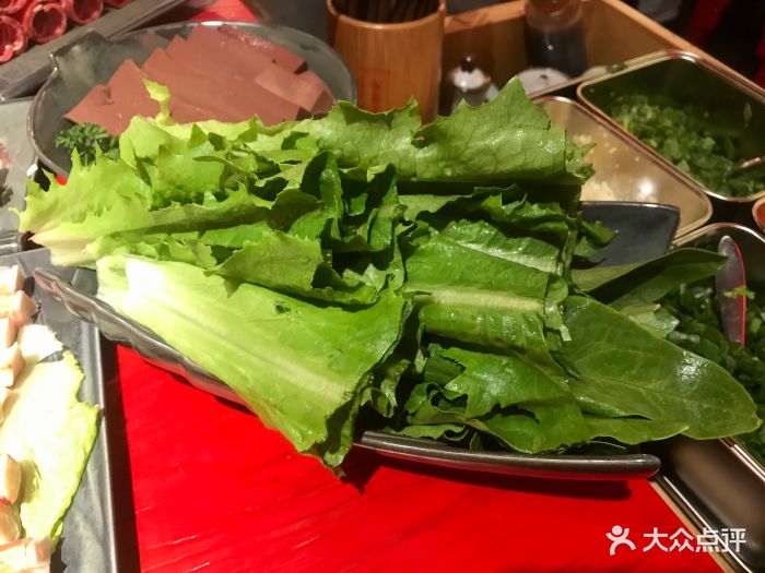 谭鸭血老火锅(正佳广场直营店)油麦菜图片