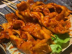 麻辣鱼饼串-冰川延边料理·炭烤串(原小木屋店)