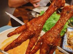 烤鸡爪-柿子树炭烤羊腿(金台路店)