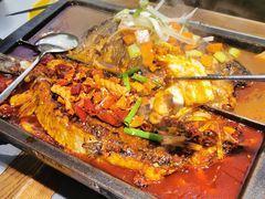 双拼烤鱼-探鱼·鲜青椒爽麻烤鱼(银泰城店)