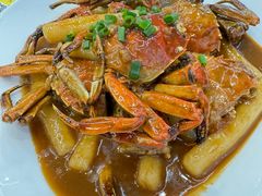 六月黄炒年糕-蟹天蟹地农家菜·阳澄湖大闸蟹(浅水湾店)