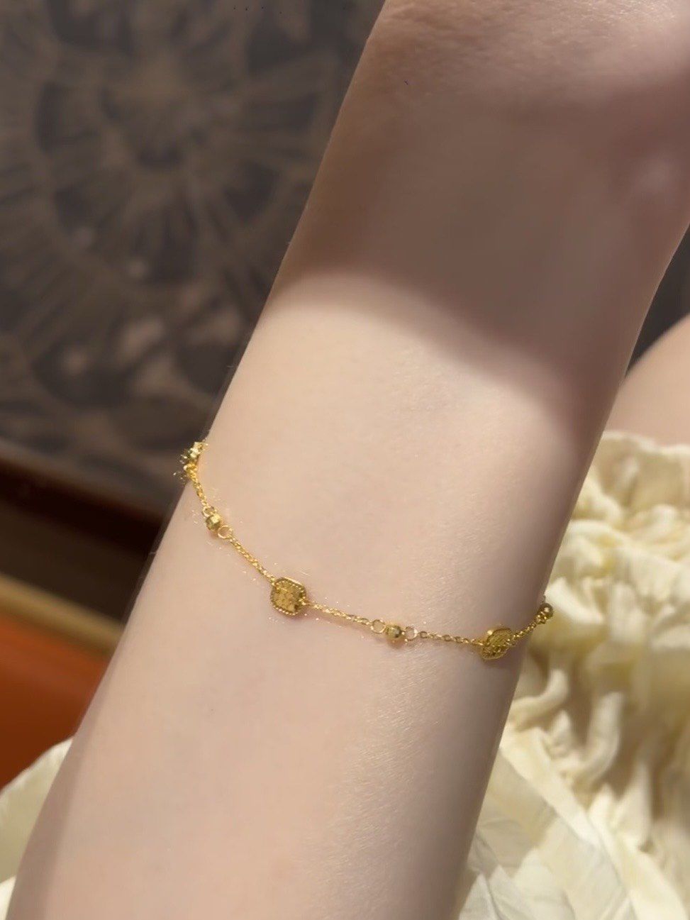 好爱这种细闪细闪的手链!