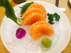 三文鱼刺身-水之惠鲜鱼料理(王府大街店)