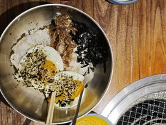 -明洞阿姨·韩式酱蟹烤肉·创意料理(三元桥店)