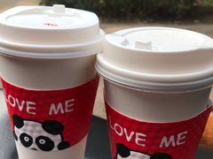 烤杏仁奶茶-熊猫一间店欧式奶茶铺