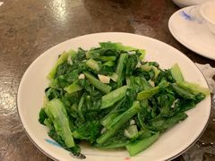 炒小青菜-九华山聚龙大酒店