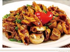 春笋烧口蘑-北平小馆·烤鸭·家常菜(磨房北里店)