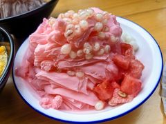 西瓜绵绵冰-鞠婆婆•绵绵冰•凉糕•手工冰粉(苏稽一店)