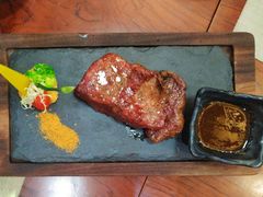 果木烧谷饲西冷扒-简家·海鲜盛宴(下沙店)