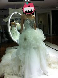 第六套主纱-韩国天使嫁衣婚纱礼服馆(上海旗舰店)