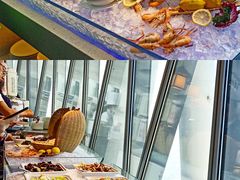 自助取餐区-广州塔璇玑地中海自助旋转餐厅