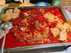 重庆豆花烤鱼-探鱼·鲜青椒爽麻烤鱼(银泰城店)