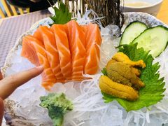 三文鱼刺身-林妈妈村·日式料理(宝山万达店)