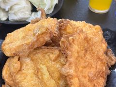 炸馒头裹鸡蛋-新乡杨记红焖羊肉火锅(天坛南门店)