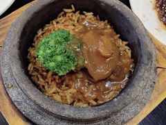 鲍鱼拌饭-河畔春天时尚餐厅