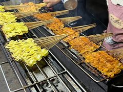 -劳动公园新疆人烤腰子