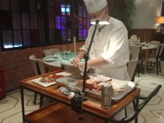 厨师片烤鸭-漢舍中国菜馆(889广场店)