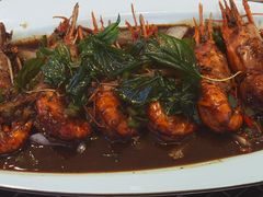 黑椒紫苏炒海虾-美奈小馆·东南亚菜(福田星河COCO Park店)