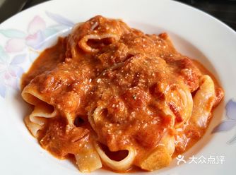蛋清番茄奶油Pasta