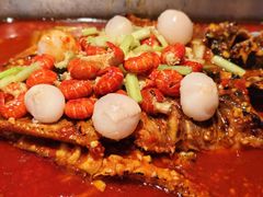 荔枝香辣-鱼酷活鱼烤鱼(南京水游城店)