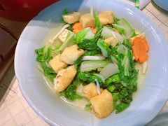 清炒快菜油豆腐-甬妈妈湖畔里餐厅(唐山南湖旅游景区店)