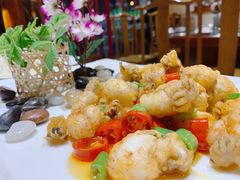飘香墨鱼仔-东来菜馆•手抓海鲜家常菜•海鲜锅贴(鸽子窝店)
