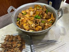 -尕有炕锅烤羊肉