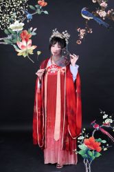 -后宫·古装汉服京剧儿童亲子全家福摄影
