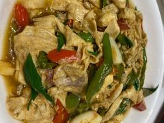 火腿炒农家豆腐皮-辣公子·千岛湖私房菜(滨江店)