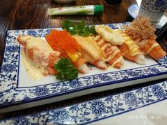 赤焰帝黄蟹六味握寿司-达摩食堂(仓山万达店)