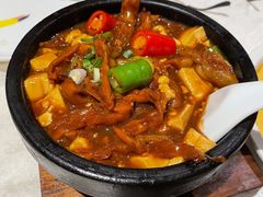 石锅鸭掌自磨豆腐-漓江又一軒·广西菜·桂林米粉(梅林店)