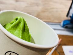 芥末抹茶冰淇淋-茶是一枝花泡茶店