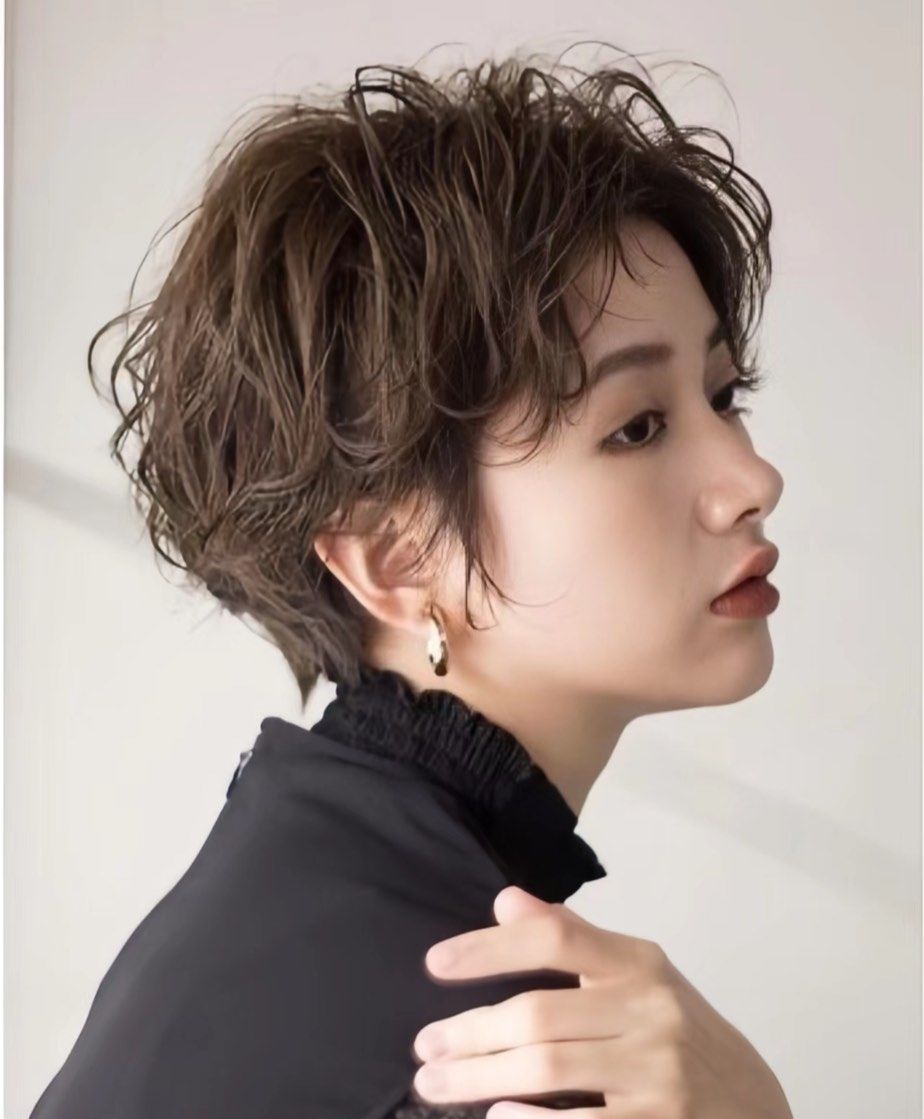 短发卷发的柔情