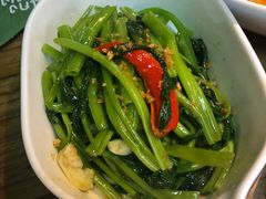 秘制虾酱炒空心菜-帕蓝·暹罗料理(曲阳店)