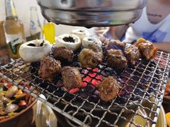 烤口蘑-喝丢一只鞋·东北烤肉·烧烤·铜火锅(江宁店)
