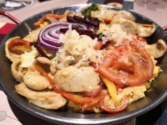 蒜香德式香肠铁锅饭-遇见西木美式餐厅(体育路店)