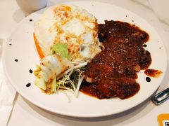 黑椒带骨猪排双蛋饭-柠檬树茶餐厅(海雅缤纷城店)