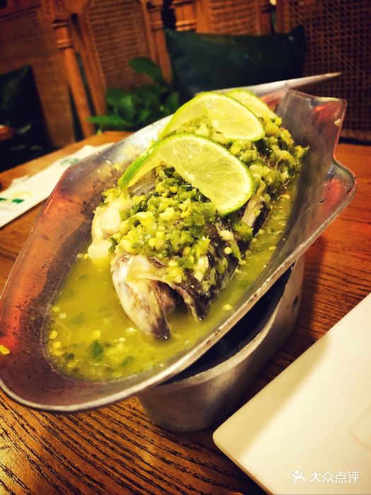 恋象泰式主题餐厅(环球中心店)青柠檬蒸鲈鱼图片 - 第2张