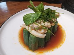 -东来菜馆•手抓海鲜家常菜•海鲜锅贴(鸽子窝店)