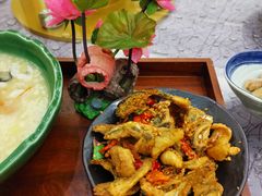 高汤脆米浸桂花鱼-轩记海鲜餐厅·四十五年老字号·经典粤菜(西区彩虹店)