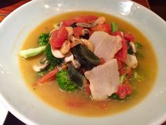 上汤西兰花-绿茶餐厅(华联万柳店)