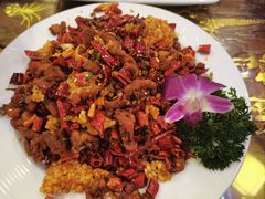 锅巴辣子鸡丁-缪氏川菜(丰盛町店)