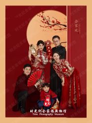 -时光纪亲子全家福照相馆(静安店母女写真父母纪念照)