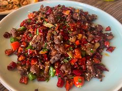 干煸辣子鸡-林间山庄