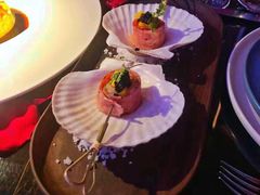 鱼籽酱雪白带子串-wann lounge 低温慢煮牛排·清吧