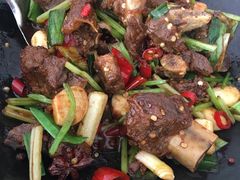 干锅牛排-牛八宝桂林米粉(八里庄店)