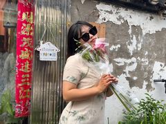 -暮晚尘香汉服旗袍