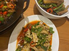 酸辣椒炒鸡杂-建辉湖南土菜馆(高新店)