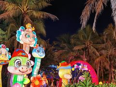 -欢乐海岸椰林沙滩-2025湾区超级灯会
