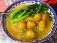 咖喱鱼蛋捞丁-華叔茶記